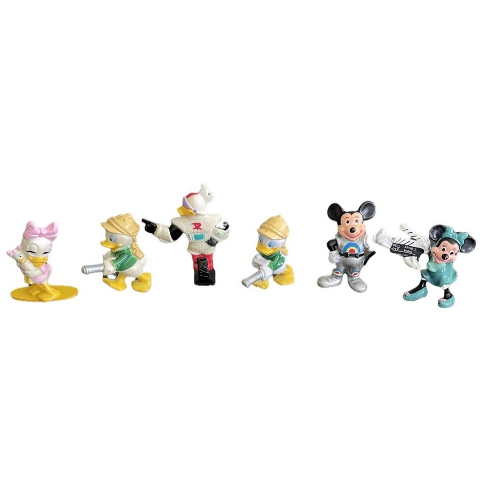 VTG Lot 6 1980s and 1990s Disney 2-3” figures Disney Afternoon Epcot MGM Studios